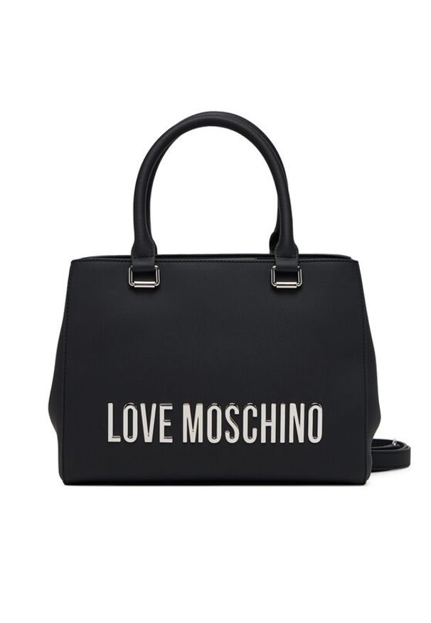 Love Moschino - LOVE MOSCHINO Torebka JC4022PP1NKD000B Czarny. Kolor: czarny. Materiał: skórzane