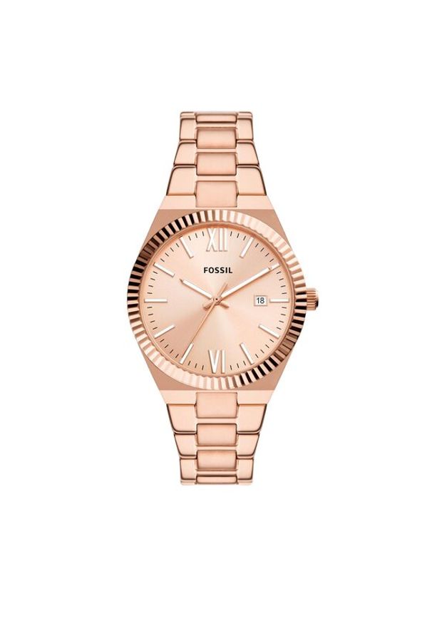 Fossil Zegarek ES5258 Złoty. Kolor: złoty