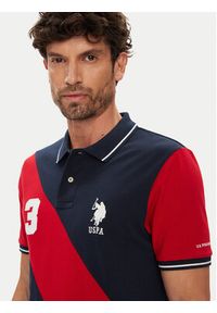 U.S. Polo Assn. Polo MUP3996 Granatowy Regular Fit. Typ kołnierza: polo. Kolor: niebieski. Materiał: bawełna #4