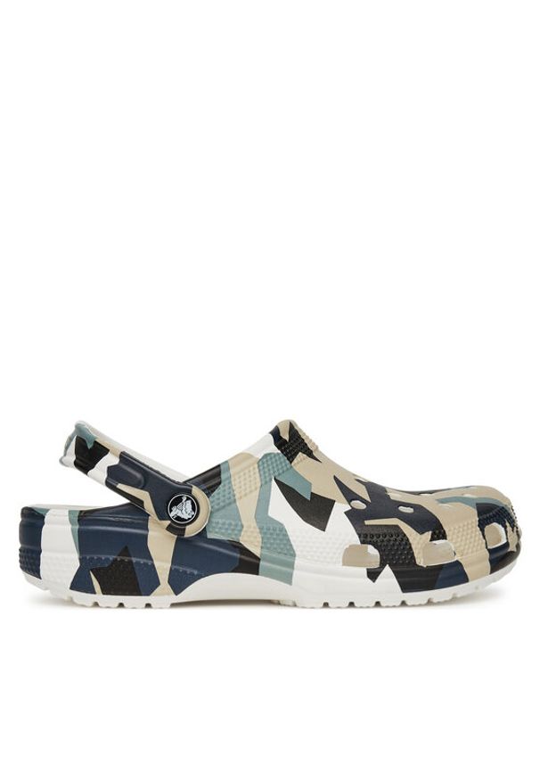 Crocs Klapki Geo Camo Clog 211009 Kolorowy. Wzór: kolorowy