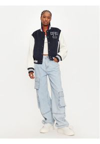 Tommy Jeans Kurtka bomber Letterman DW0DW18845 Granatowy Regular Fit. Kolor: niebieski. Materiał: syntetyk #2