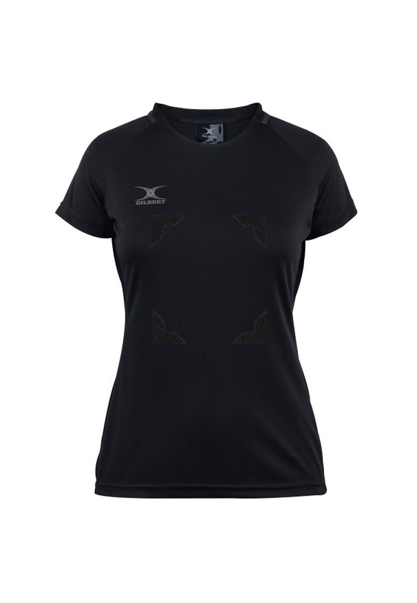 GILBERT - Koszulka damska Gilbert Eclipse Hook and Loop. Kolor: czarny. Sport: fitness