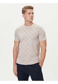 JOOP! T-Shirt 17 JJ-23Berno 30046985 Beżowy Modern Fit. Kolor: beżowy. Materiał: bawełna