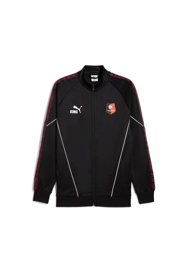 Puma - Kurtka dresowa RB Salzburg 2025/26. Kolor: czarny. Materiał: dresówka. Sport: piłka nożna