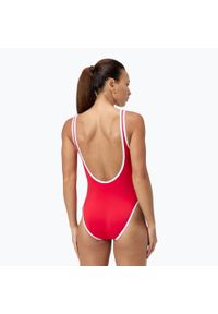 Strój pływacki jednoczęściowy damski Speedo Solid Bound Scoop. Kolor: czerwony