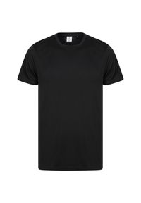 TOMBO - Koszulka Z Poliestru Z Recyklingu Dla Dorosłych Unisex. Kolor: czarny. Materiał: poliester. Sport: turystyka piesza