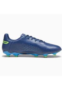 Buty piłkarskie Puma King Match FG/AG M 107570-02 niebieskie. Kolor: niebieski. Materiał: skóra, guma. Sport: piłka nożna #4