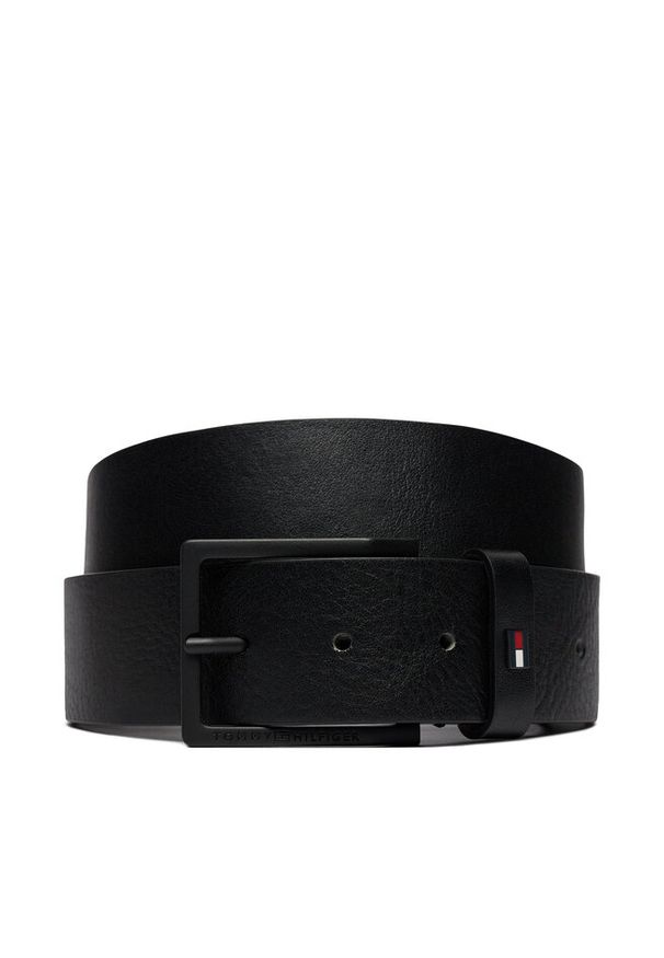 TOMMY HILFIGER - Pasek Męski Tommy Hilfiger. Kolor: czarny