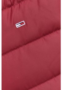 Tommy Jeans kurtka puchowa damska kolor bordowy zimowa. Kolor: czerwony. Materiał: puch. Sezon: zima #5