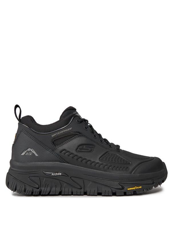 skechers - Skechers Sneakersy Arch Fit Road Walker Pyles Peak 237490/BBK Czarny. Kolor: czarny. Materiał: materiał