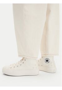 Converse Trampki Chuck Taylor All Star Lift Platform Beads A16107C Écru. Kolor: kremowy. Materiał: materiał. Obcas: na platformie #6