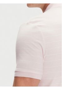 TOMMY HILFIGER - Tommy Hilfiger Polo MW0MW39994 Różowy Regular Fit. Typ kołnierza: polo. Kolor: różowy. Materiał: bawełna #4