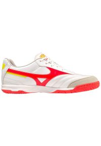 Buty piłkarskie męskie Mizuno Morelia Sala Classic IN. Kolor: pomarańczowy, biały, wielokolorowy. Sport: piłka nożna