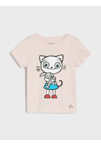 Sinsay - Koszulka Kitty Kotty - różowy. Kolor: różowy #1