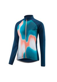 LOFFLER - Damski jersey z długim rękawem Löffler Mirage. Kolor: niebieski. Materiał: jersey. Długość rękawa: długi rękaw. Długość: długie. Sport: kolarstwo #1