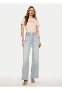 Guess T-Shirt V5RI16 J1314 Różowy Regular Fit. Kolor: różowy. Materiał: bawełna #5