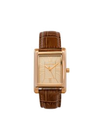 Michael Kors Zegarek Essex MK7584 Brązowy. Kolor: brązowy. Materiał: skóra #1