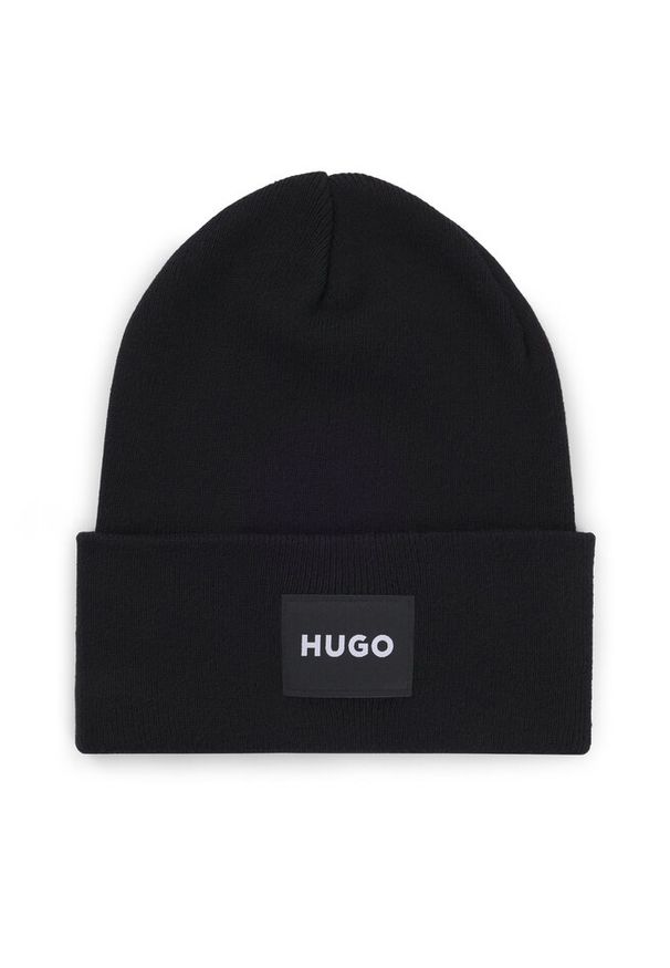 Hugo - Czapka HUGO. Kolor: czarny