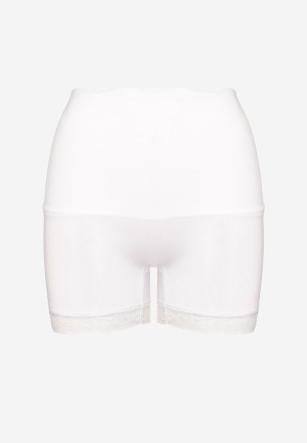 Renee - Biała Bielizna modelująca High Waist z Koronką Hivivia. Stan: podwyższony. Kolor: biały. Materiał: koronka. Wzór: koronka