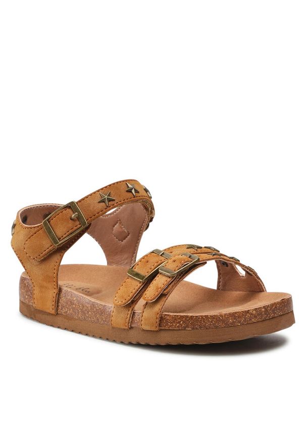 Sandały Nelli Blu. Kolor: brązowy