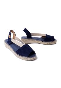 Toni Pons - TONI PONS ELLA navy, sandały/espadryle damskie. Kolor: niebieski. Obcas: na koturnie