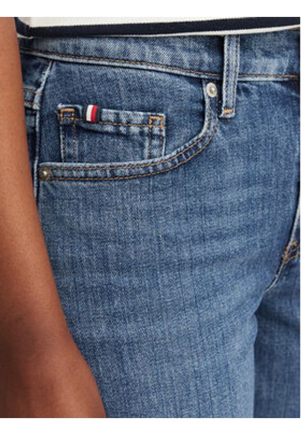 TOMMY HILFIGER - Tommy Hilfiger Jeansy Classic WW0WW42489 Niebieski Straight Fit. Kolor: niebieski