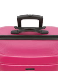 Wittchen - Średnia walizka z ABS-u żłobiona różowa. Kolor: różowy. Materiał: guma. Styl: klasyczny #8