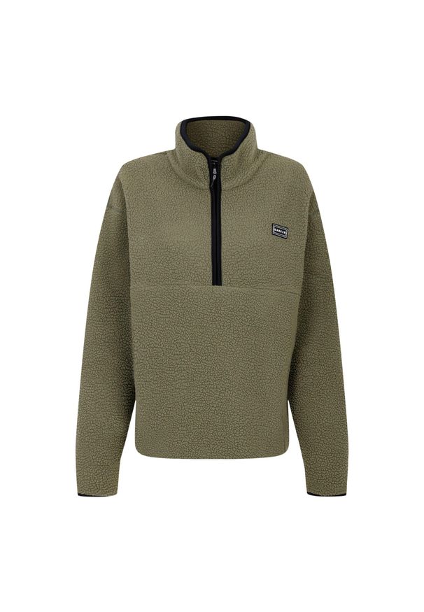 DARE 2B - Polarowy Top Damski Slide Out. Kolor: zielony. Materiał: polar. Styl: sportowy. Sport: turystyka piesza