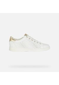 Geox - Buty GEOX D JAYSEN B Biały. Kolor: biały, wielokolorowy, żółty. Materiał: tkanina, skóra. Sport: turystyka piesza #2
