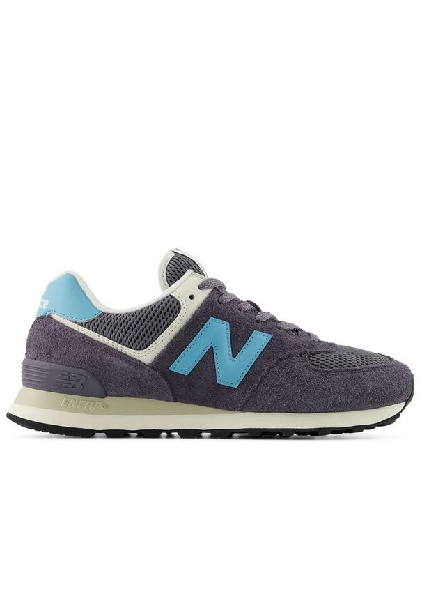 Buty unisex New Balance U5745LX - fioletowe. Kolor: fioletowy. Materiał: materiał, zamsz, syntetyk, guma, skóra. Szerokość cholewki: normalna. Model: New Balance 574