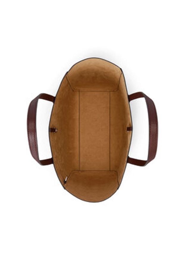 Lauren Ralph Lauren - LAUREN RALPH LAUREN Torebka Large Cameryn 431960183010 Bordowy. Kolor: czerwony. Materiał: skórzane