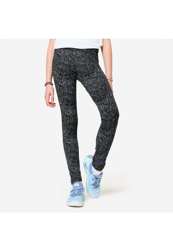 DOMYOS - Legginsy dziecięce Domyos. Okazja: na uczelnię. Materiał: skóra, bawełna. Styl: sportowy