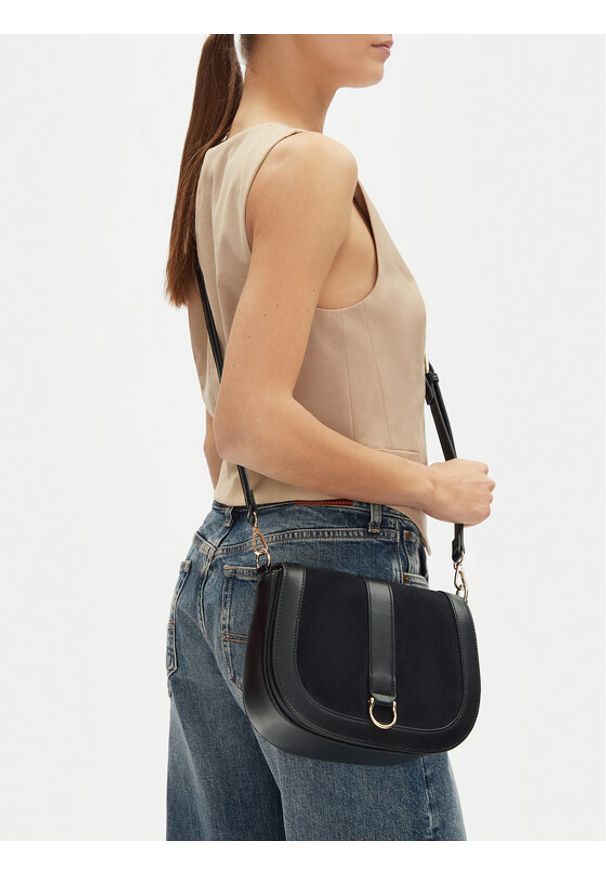 DeeZee Torebka DZE-S-020-07 Czarny. Kolor: czarny. Materiał: skórzane