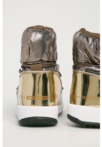 Moon Boot - Śniegowce Low Nylon Premium. Nosek buta: okrągły. Zapięcie: sznurówki. Kolor: złoty. Materiał: nylon #2