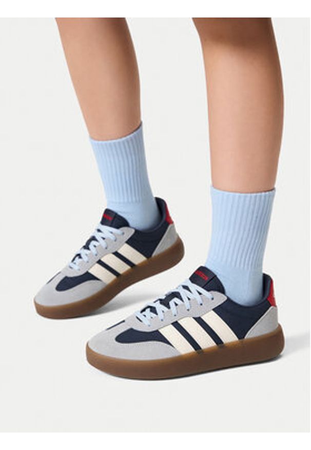 Adidas - adidas Sneakersy Barreda Decode JP6728 Granatowy. Kolor: niebieski. Materiał: skóra, zamsz