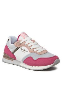 Pepe Jeans Sneakersy London Urban G PGS40002 Różowy. Kolor: różowy. Materiał: skóra #6