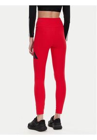 Adidas - adidas Legginsy Essentials Big Logo JH1187 Czerwony Slim Fit. Kolor: czerwony. Materiał: bawełna #3