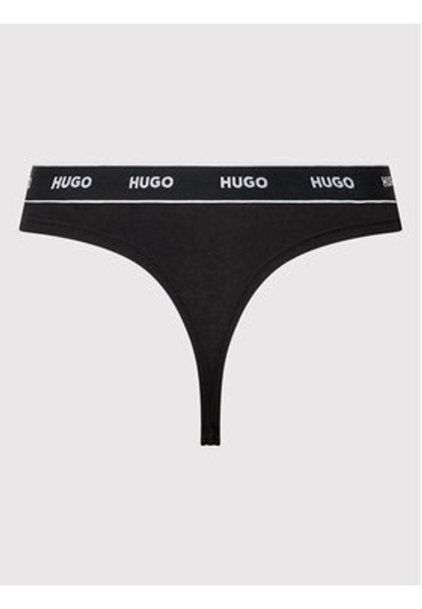 Hugo - HUGO Komplet stringów 50469681 Kolorowy. Materiał: bawełna. Wzór: kolorowy