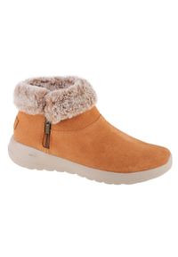 skechers - Buty zimowe damskie, Skechers On The Go Joy-Savvy. Kolor: brązowy. Sezon: zima