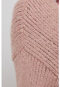 Vero Moda kardigan damski kolor różowy. Kolor: różowy. Materiał: poliester. Długość rękawa: długi rękaw. Długość: długie #3