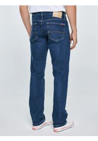 Big-Star - Jeansy męskie dopasowane granatowe Terry 499. Okazja: na co dzień. Stan: obniżony. Kolor: niebieski. Styl: casual #9