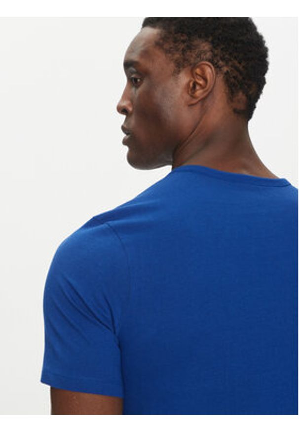 BOSS Komplet t-shirtów TShirtRN 3P Classic 50532468 Niebieski Regular Fit. Kolor: niebieski. Materiał: bawełna