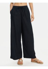 Roxy Spodnie materiałowe Lekeitio Break ERJNP03545 Czarny Regular Fit. Kolor: czarny. Materiał: wiskoza