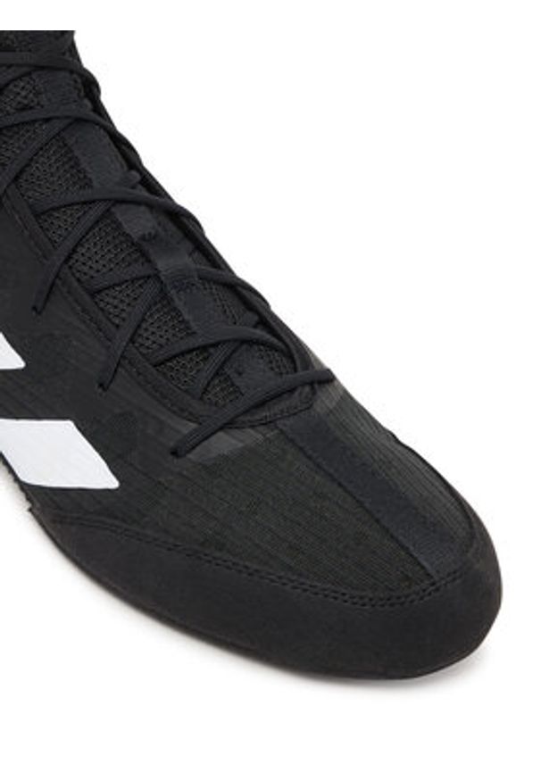 Adidas - adidas Buty bokserskie Box Hog 4 JS4684 Czarny. Kolor: czarny. Materiał: materiał