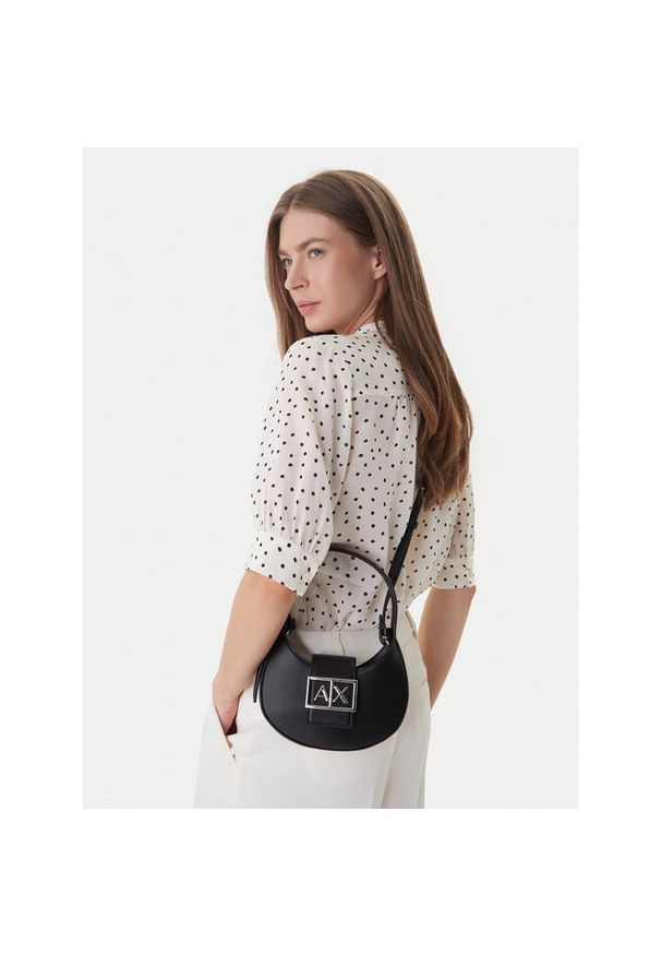 Torebka Armani Exchange. Kolor: czarny