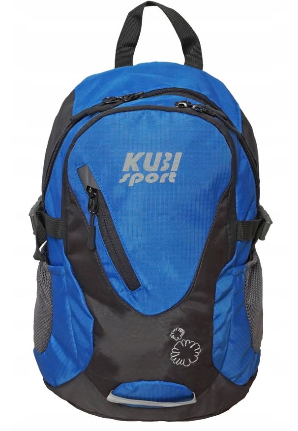 BeUniq - Plecak Turystyczny Sportowy Damski Męski Duży Niebieski Solidny KUBISPORT 20L. Kolor: niebieski. Styl: sportowy