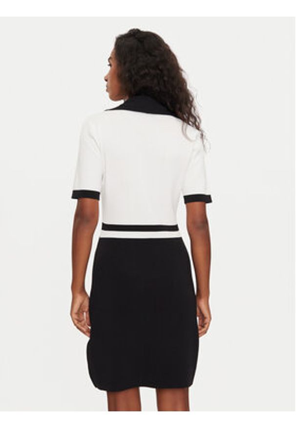 Morgan Sukienka dzianinowa 242-RMICA Czarny Slim Fit. Kolor: czarny. Materiał: syntetyk