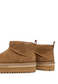 Tommy Jeans Śniegowce Tjw Flatform Snow Boot Suede EN0EN02841 Brązowy. Kolor: brązowy. Materiał: zamsz, skóra #2