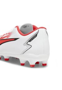 Buty Piłkarskie Puma Ultra Play Fg/Ag Jr Dzieci. Kolor: biały, czerwony, wielokolorowy, czarny. Materiał: tkanina, syntetyk. Sport: piłka nożna