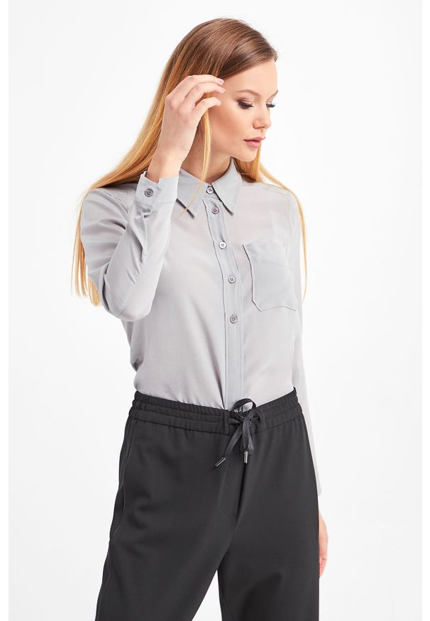 Marella Sport - KOSZULA GARRET MARELLA SPORT. Okazja: na co dzień. Materiał: jedwab. Styl: sportowy